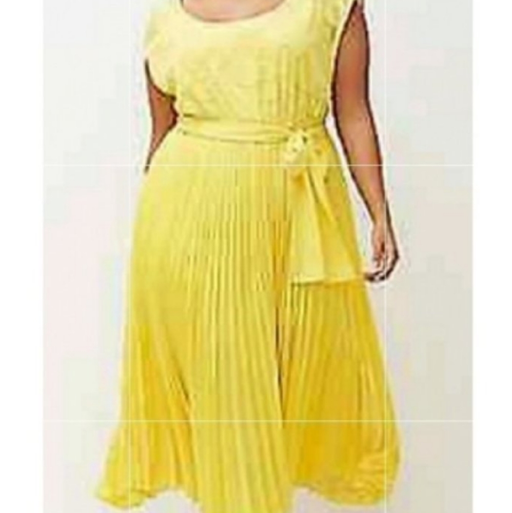 Lane Bryant Pleated Swing Dress